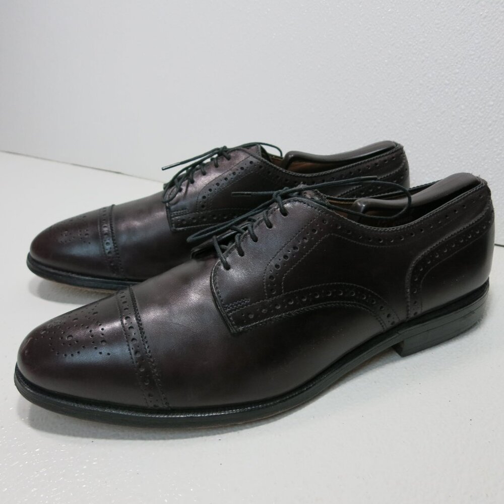 Allen Edmonds Sanford Cap Toe Oil Tanned Leather Dress Oxfords Shoes Mens 10.5 C